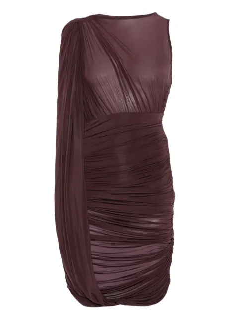 Magda Butrym draped one-shoulder dress