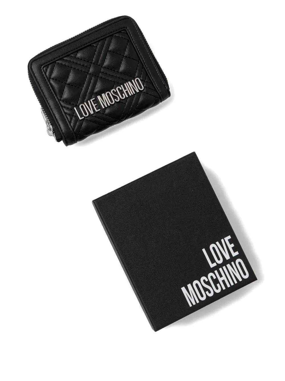Love Moschino Portemonnee met rits Zwart