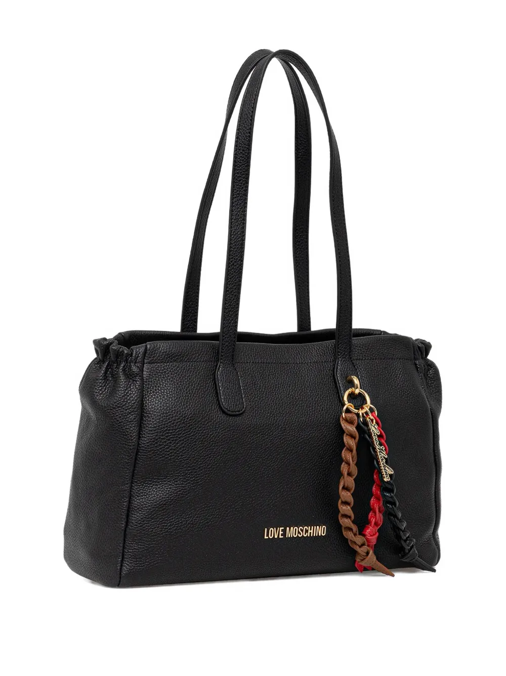 Love Moschino large logo-plaque textured tote bag | Image 2