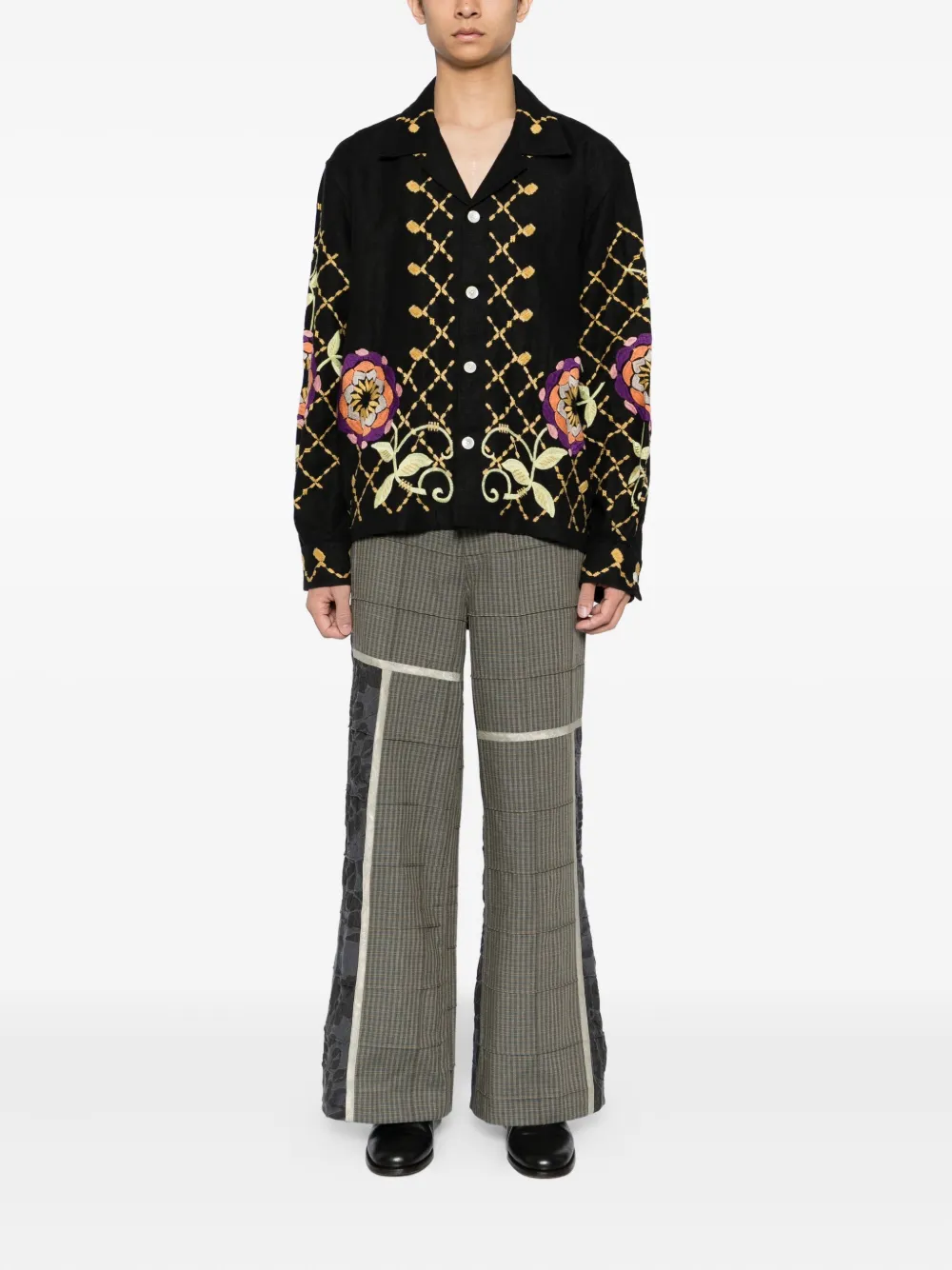 COMMUNS checked pants | Pantalones anchos | Image 2