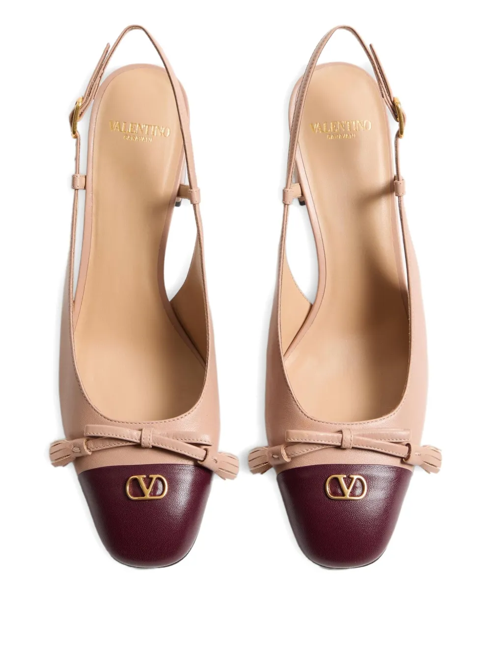 Valentino Garavani 60 mm Valet du Roi pumps Beige