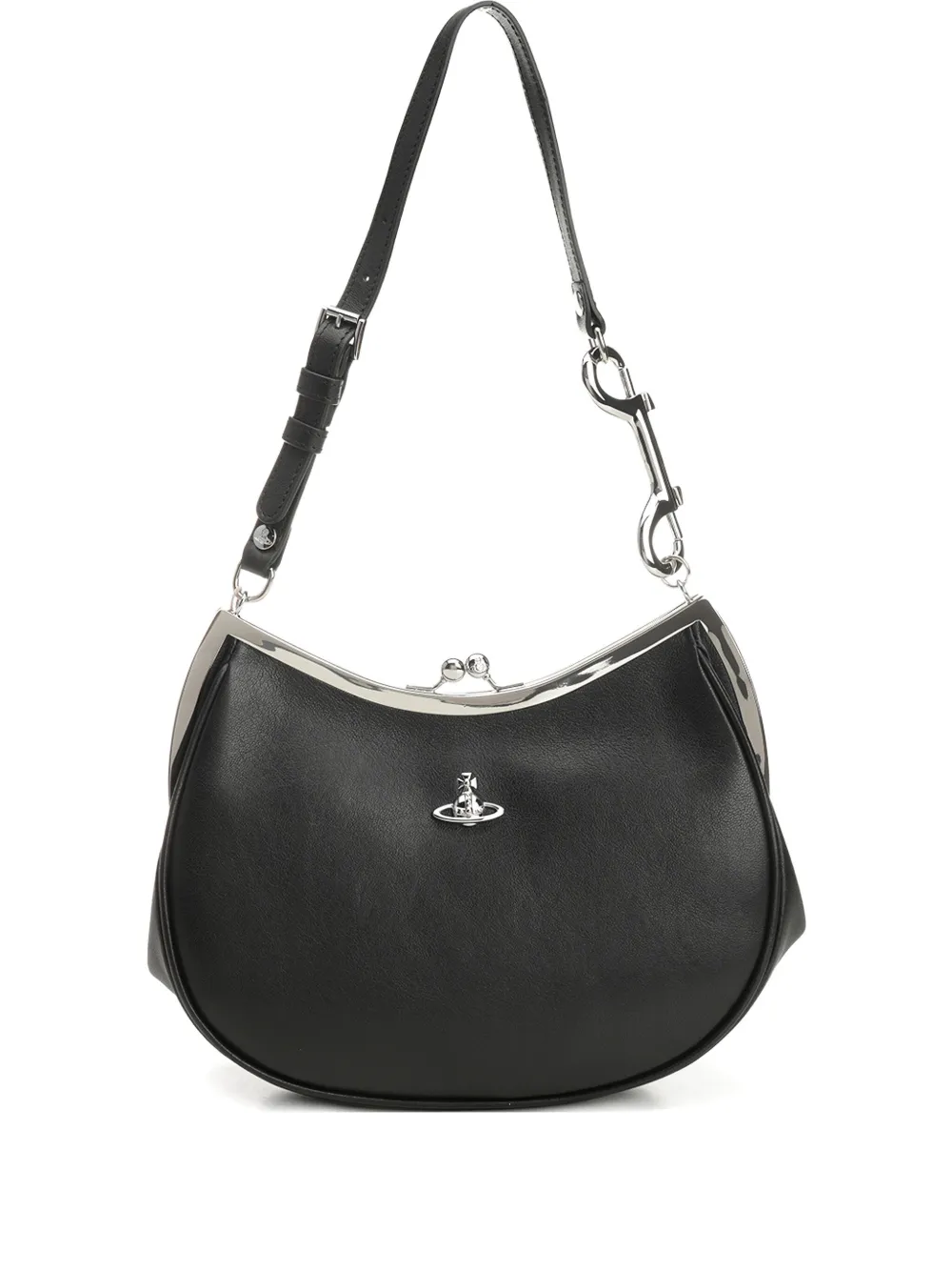 Orb plaque shoulder bag