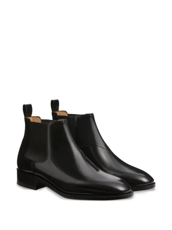 valentino garavani ブーツ Valentino Garavani Pas Des Dieux VLogo Signature Calfskin Ankle