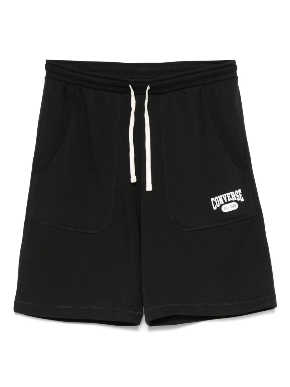 Converse logo-print track shorts | Black | Image 1