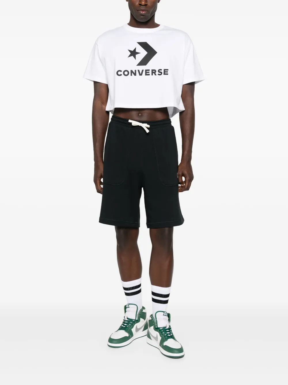Converse logo-print track shorts | Track & Running Shorts | Image 2
