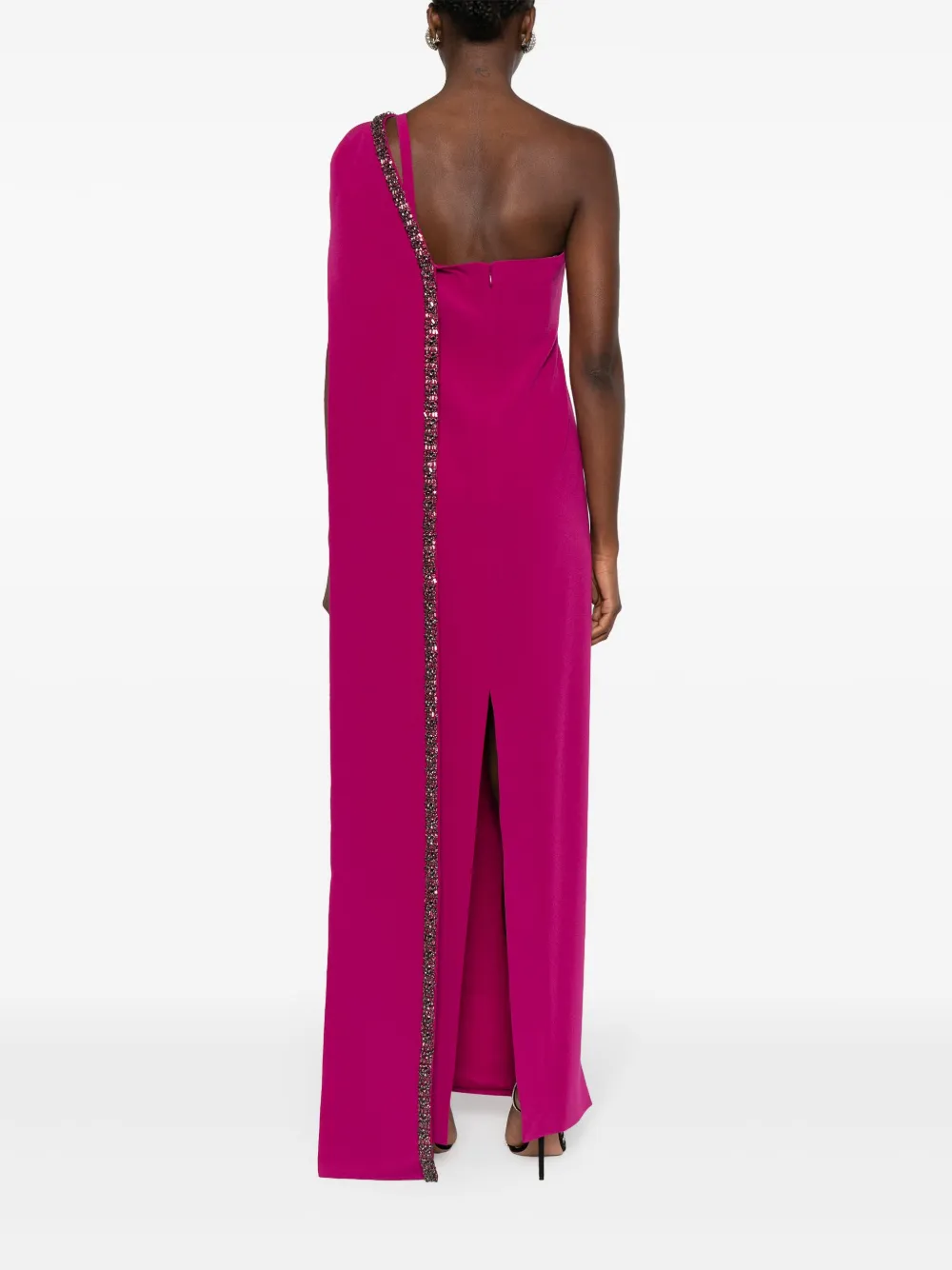 Roland Mouret crystal-embellished dress Roze