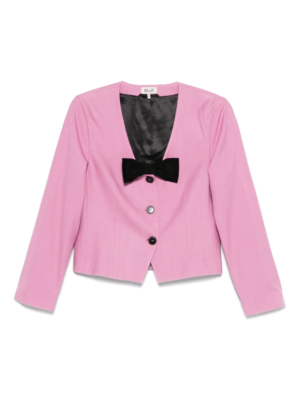 bow-detailing jacket