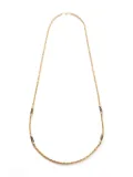 Christian Dior Pre-Owned 1980s-1990s rhinestone long necklace - Gold