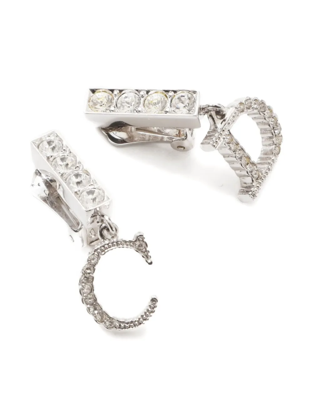 Christian Dior Pre-Owned aretes de clip con detalles de strass 2000-2010 | Image 2