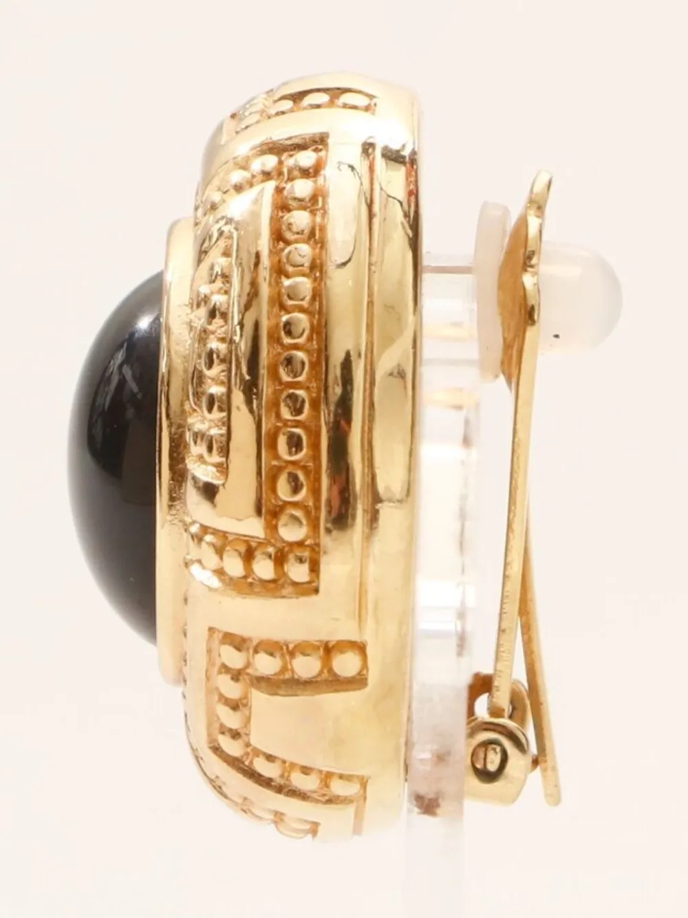 Pre-owned Dior 1980s-1990s Round Clip-on Earrings