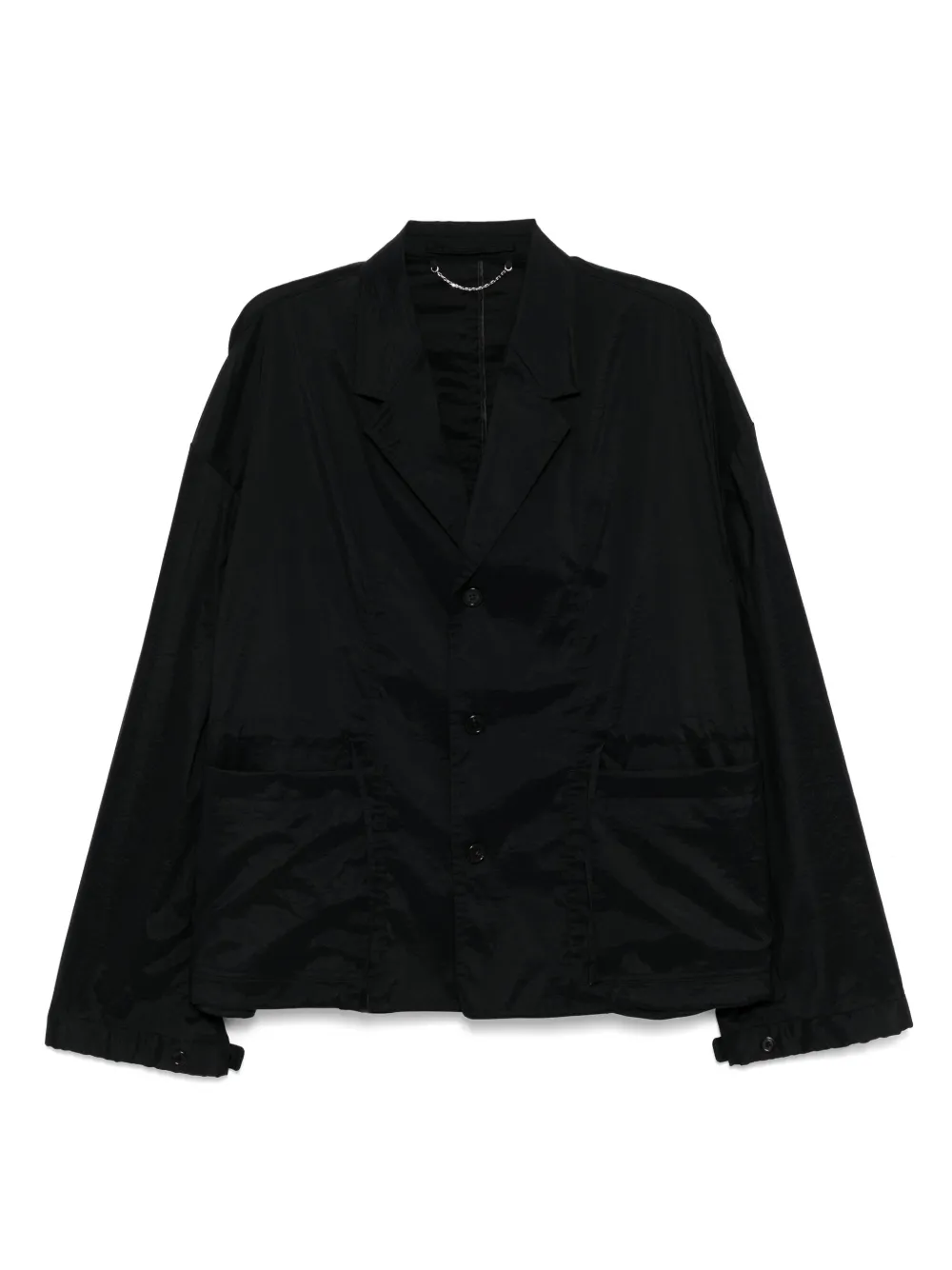 box pleats blazer