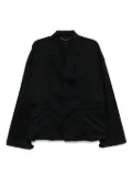 SONGZIO box pleats blazer - Black