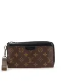 Louis Vuitton Pre-Owned 2021-2025 Monogram Macassar Zippy Dragonne Wallet long wallets - Black