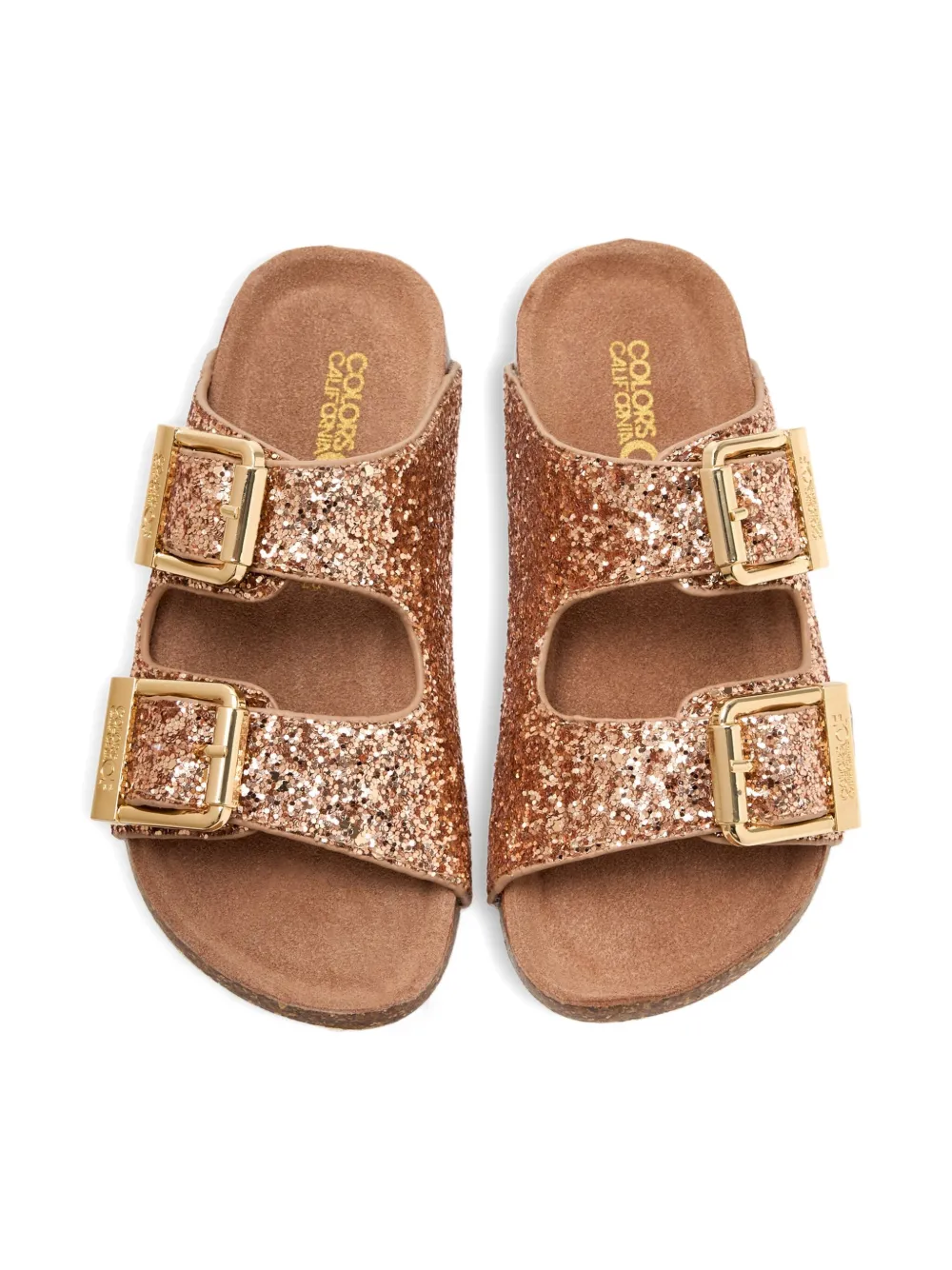 Colors Of California Kids Sandalen met gesp Bruin