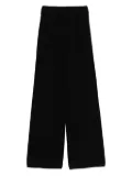 Max Mara elasticated-waist palazzo trousers - Black