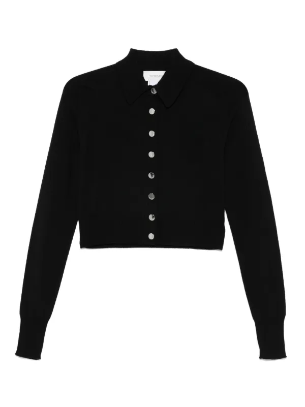 Sportmax Virgin-wool Cardigan in Black