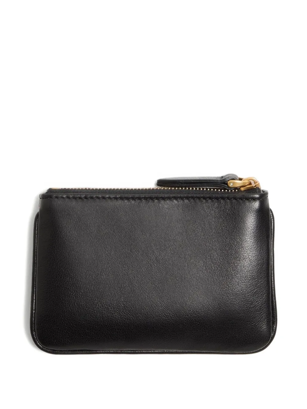 Valentino Logo-embellished Leather Cardholder In Black