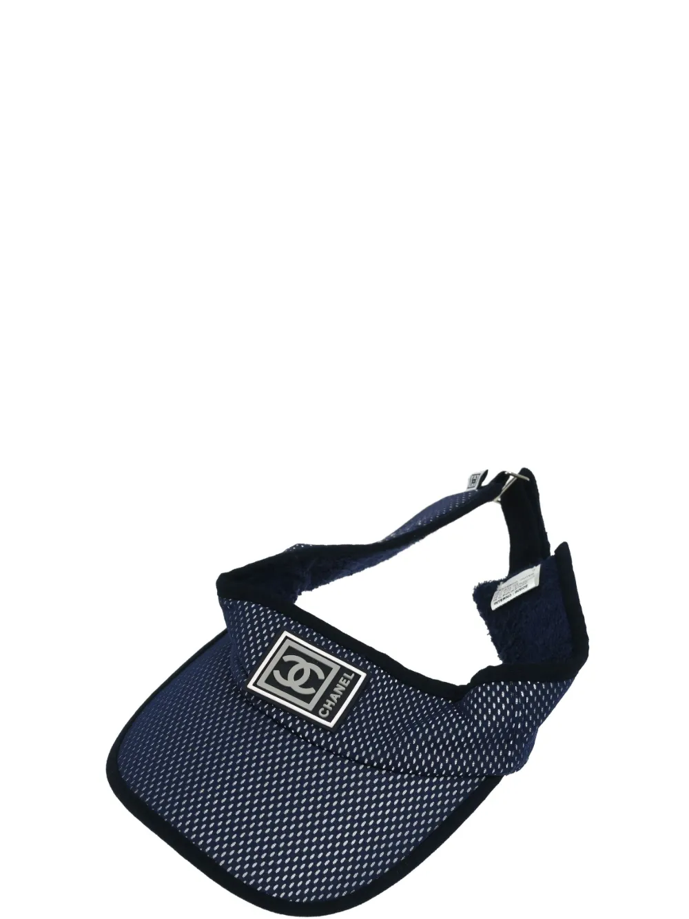 CHANEL Pre-Owned 1990-2000s Sonnenblende mit Logo-Patch | Blau | Image 1