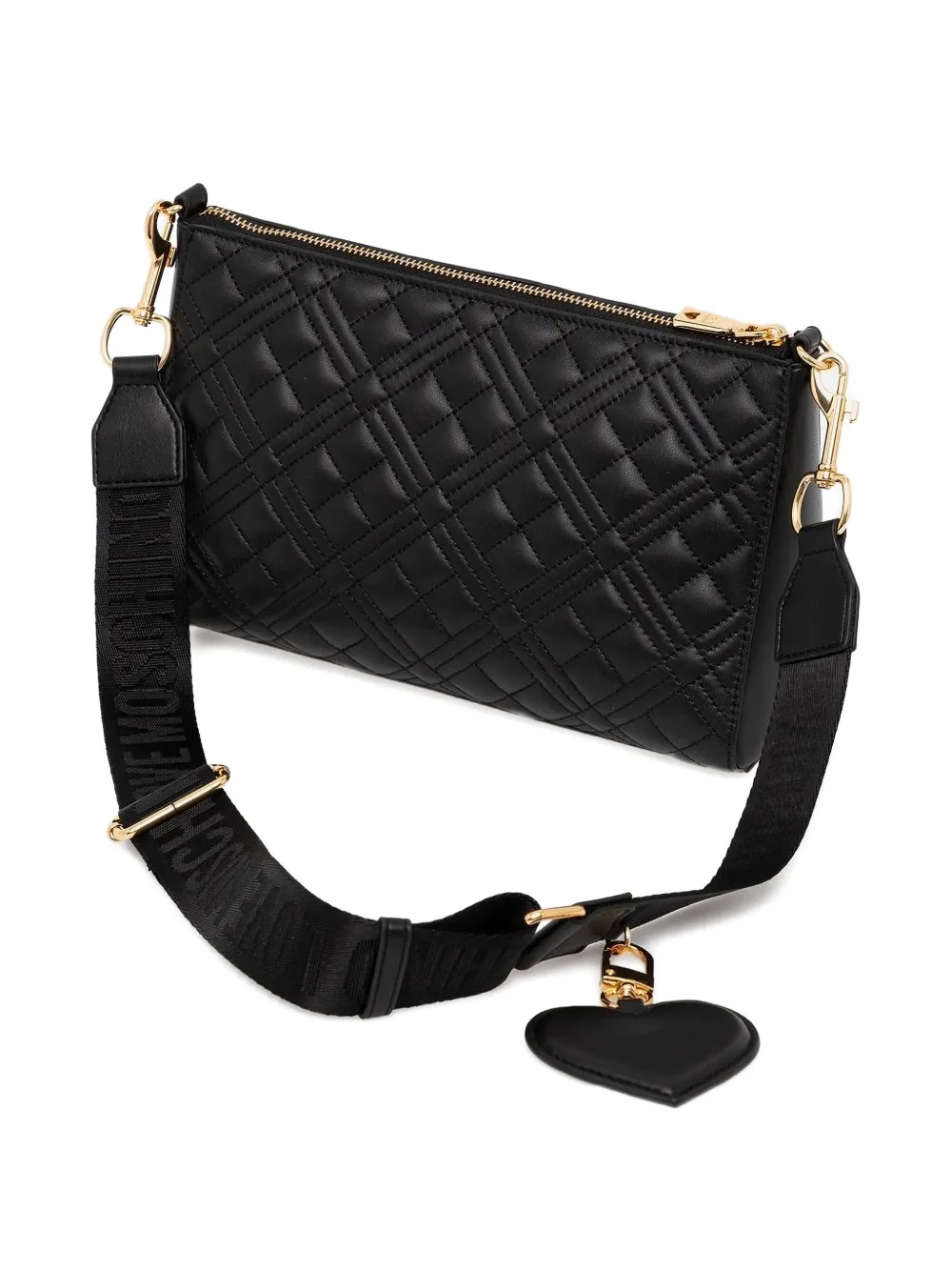 Love Moschino quilted logo cross-body bag | Image 2