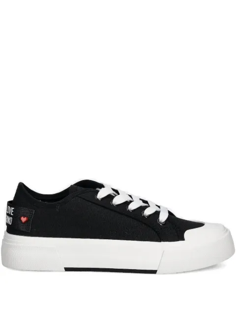 Love Moschino logo-patch platform sneakers