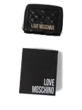 Love Moschino quilted zip-around purse - Black