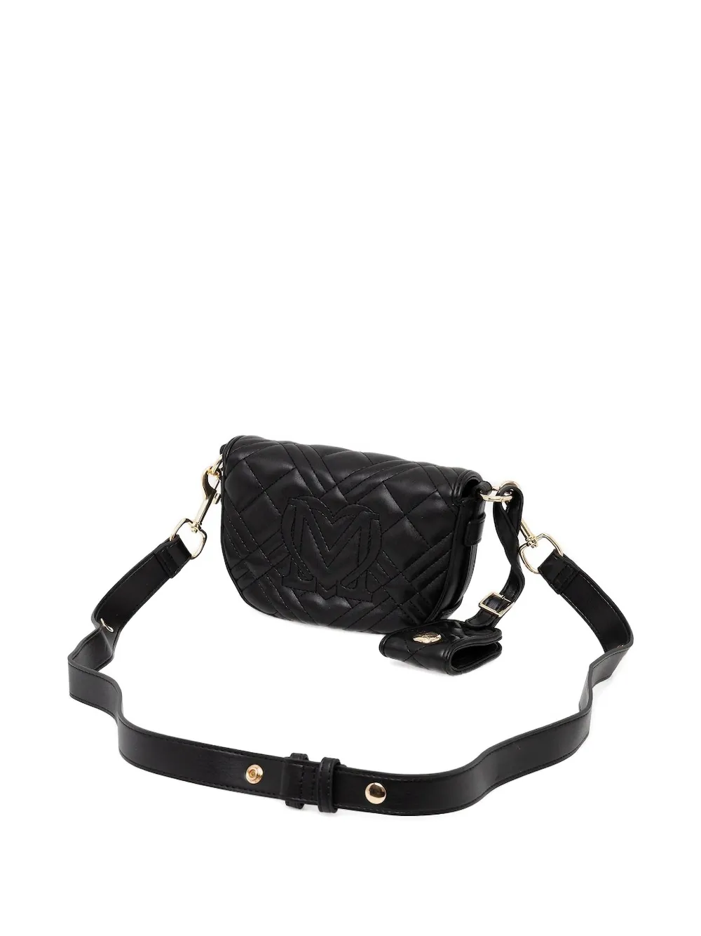 Love Moschino quilted logo-plaque cross-body bag | Image 2