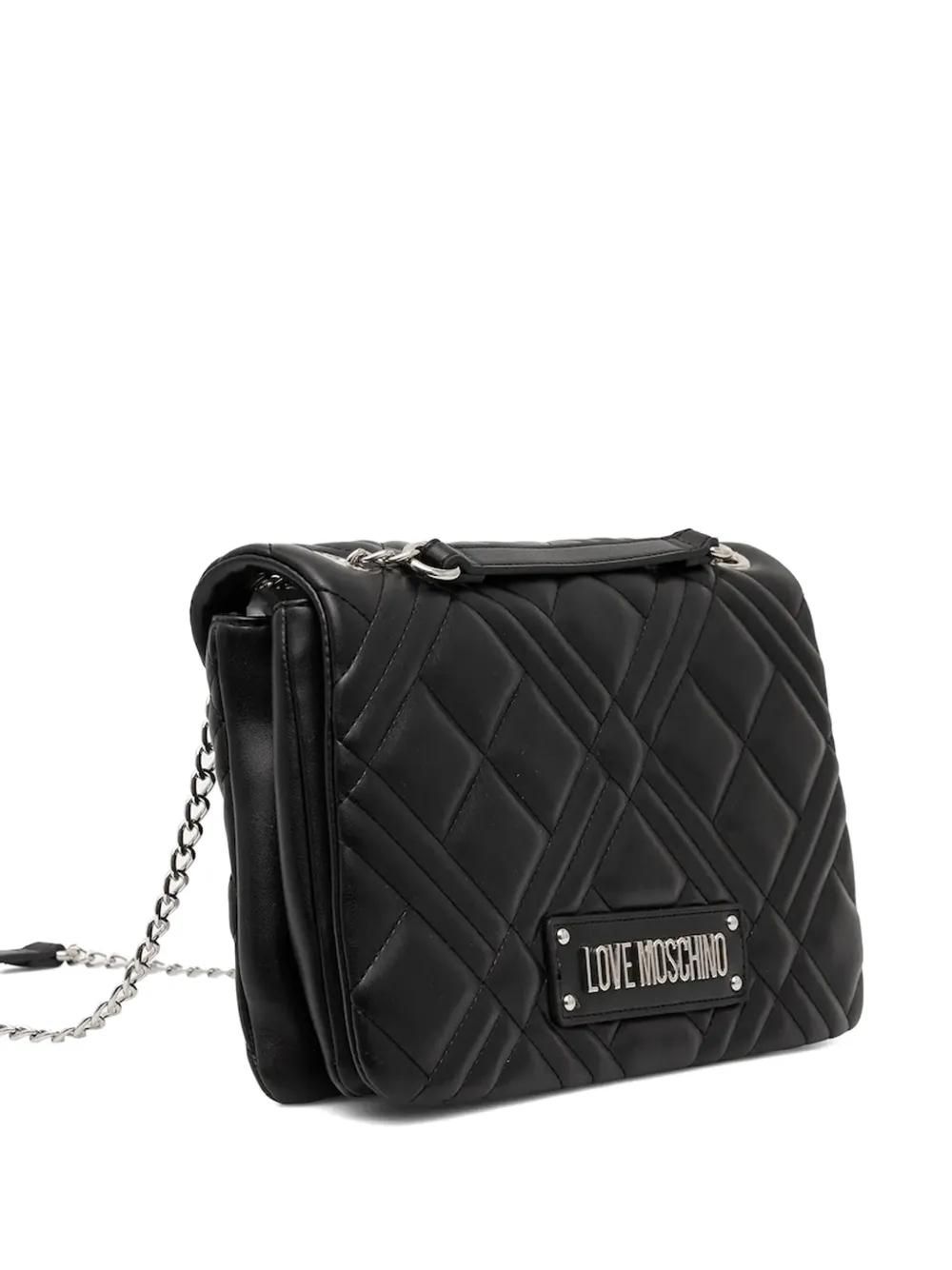 Love Moschino quilted chain shoulder bag | Black | Image 1