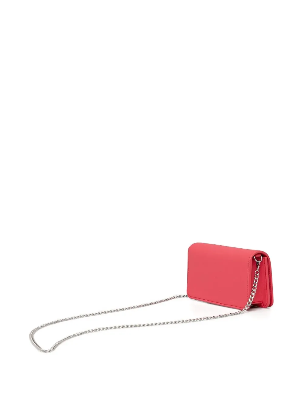 Love Moschino Logo-plaque Chain Crossbody Bag In Pink