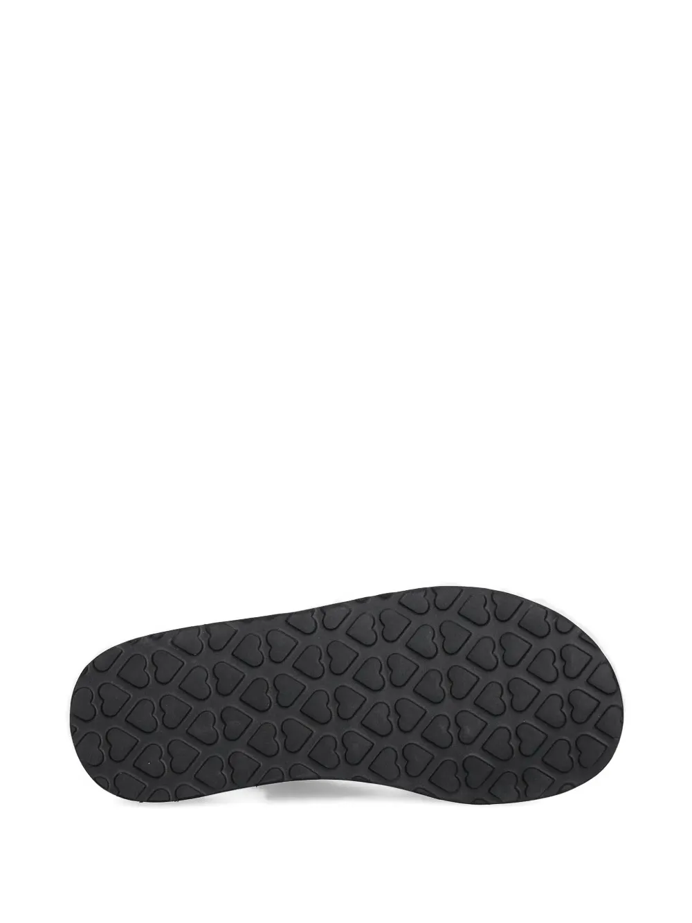 Love Moschino Logo-print Sandals In Black