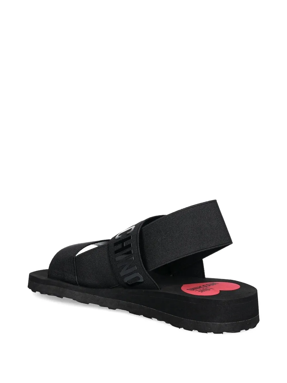 Love Moschino logo-print sandals | Flat Sandals | Image 2