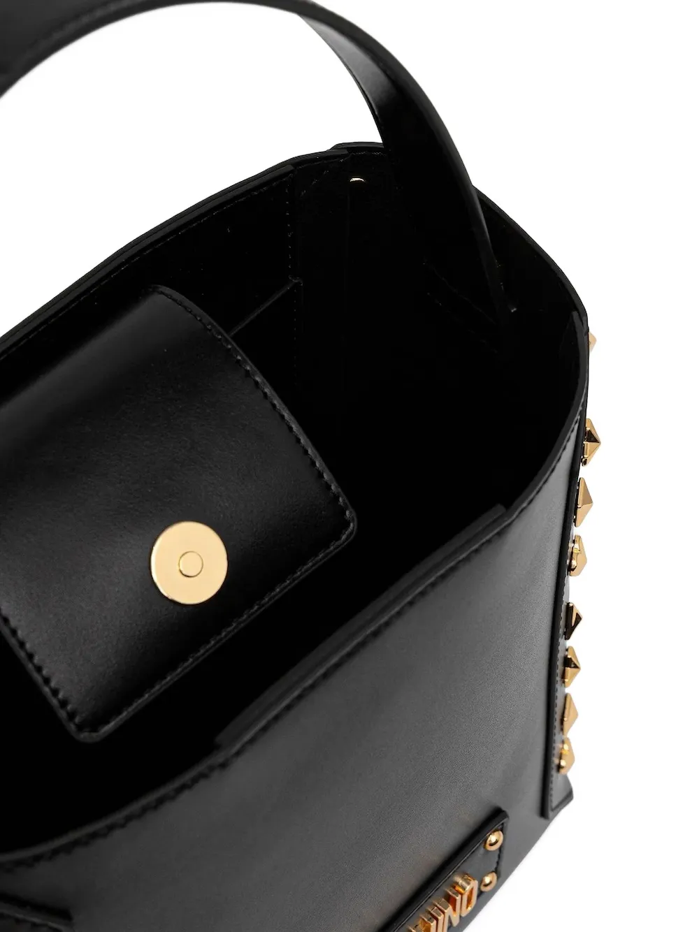Love Moschino Stud-embellished Tote Bag In Black