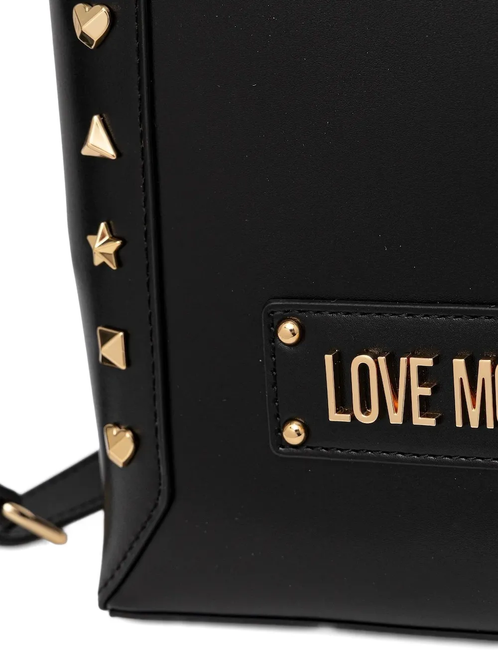 Love Moschino Stud-embellished Tote Bag In Black