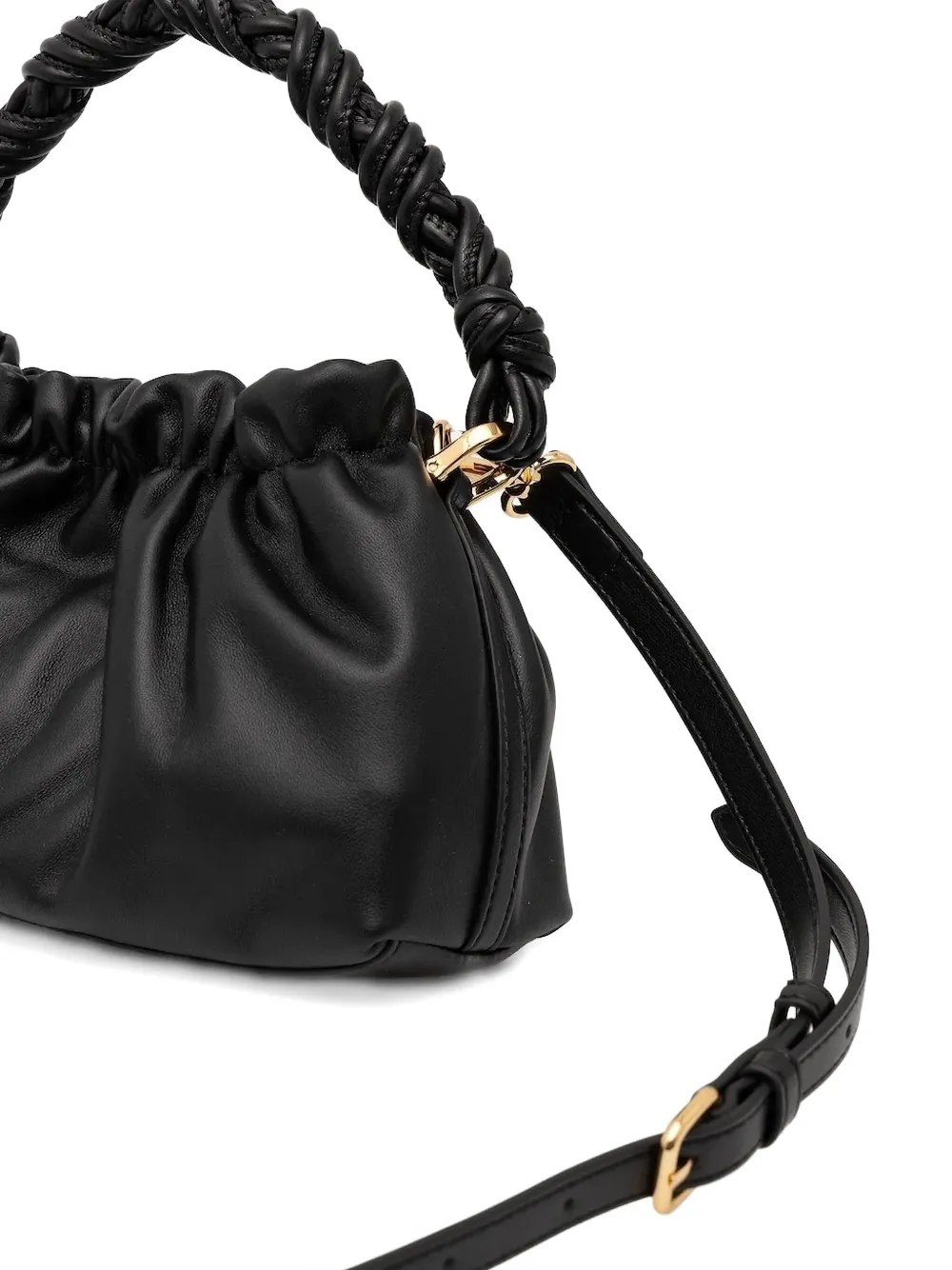 Love Moschino Twisted-handle Tote Bag In Black