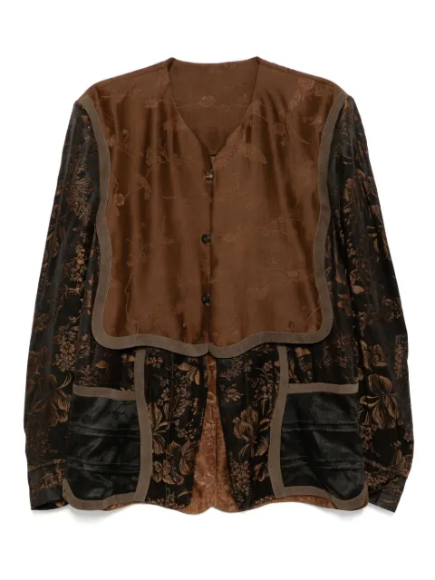 COMMUNS silk jacket