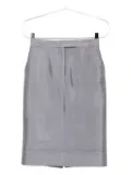 Thom Browne knee length beltloop sack skirt - Grey