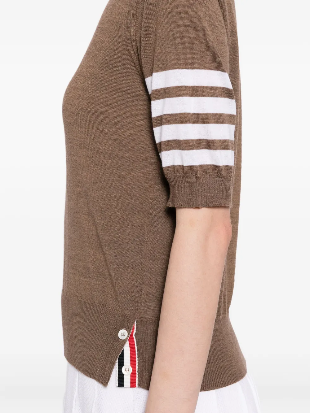 Thom Browne Jersey trui Bruin