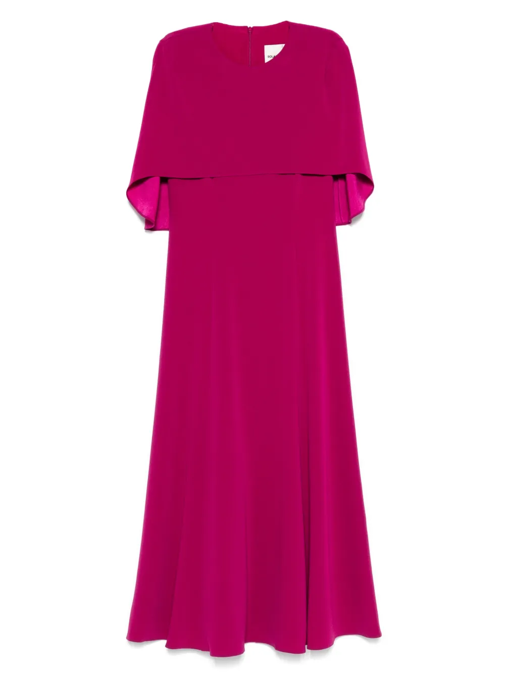 cape-design midi dress