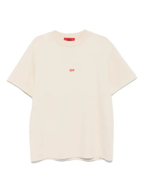424 logo-embroidered T-shirt