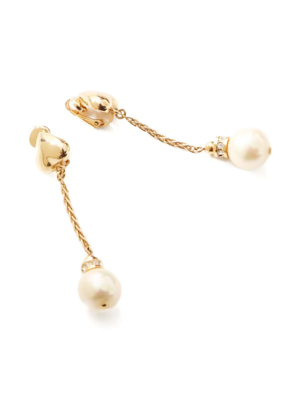 Christian Dior Pre-Owned aretes de clip con perla 1980-1990 | Image 2
