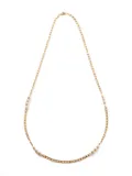 Christian Dior Pre-Owned 1980s-1990s rhinestone long necklace - Gold