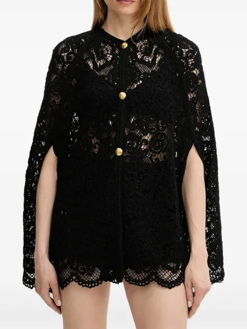 TWINSET scalloped-crochet shorts 