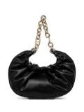 TWINSET chain-strap gathered tote bag - Black