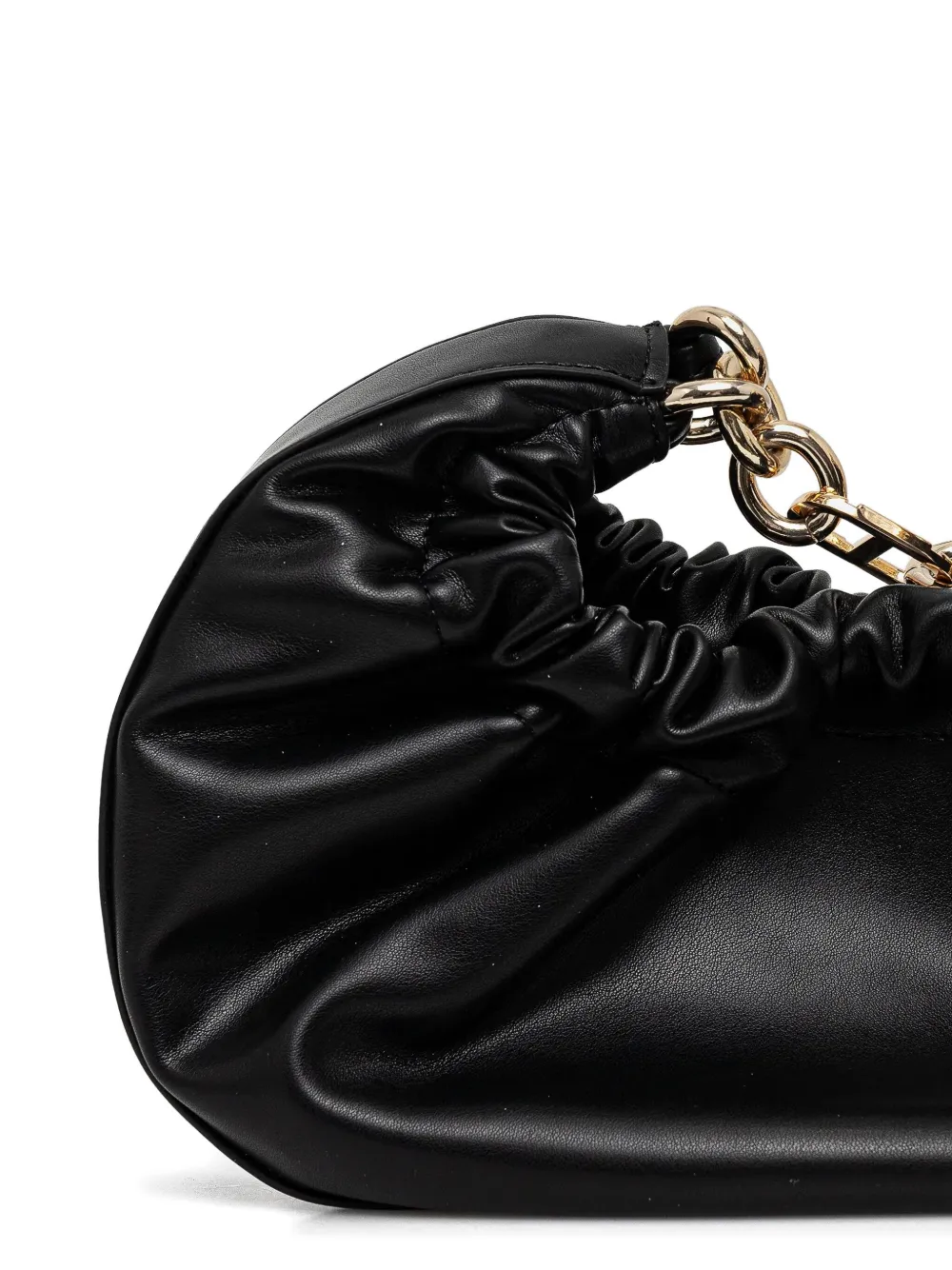 TWINSET chain-strap gathered tote bag Zwart