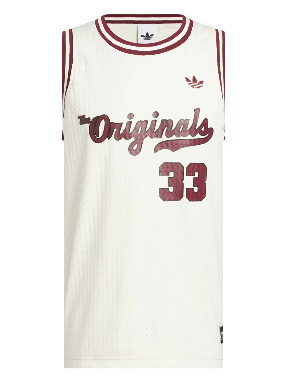adidas mesh sleeveless jersey | White | Image 1