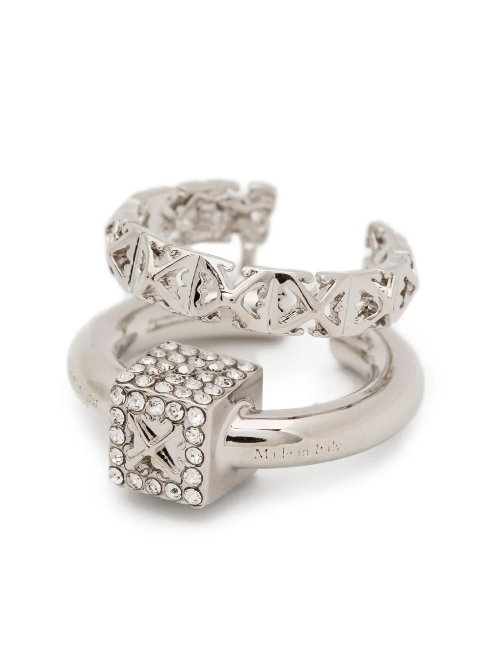 Off-White crystal-embellished earring | Image 2