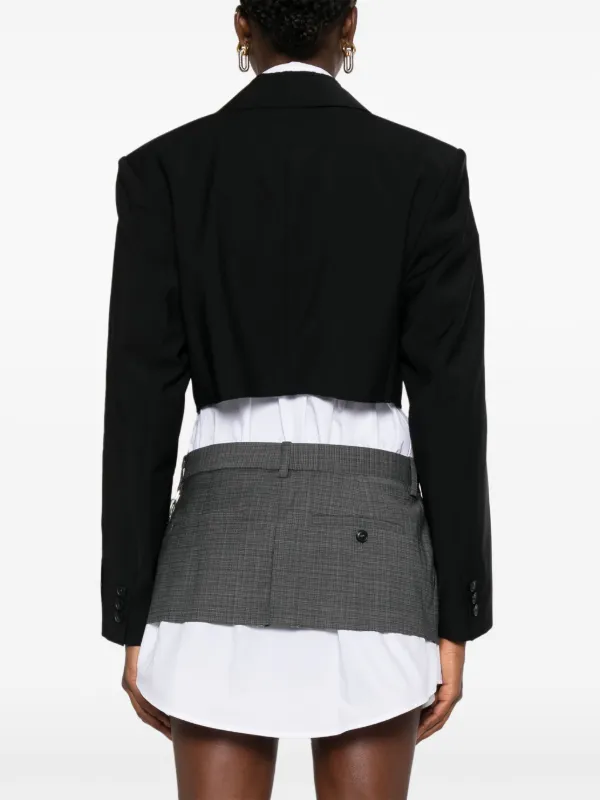 Alexander Wang クロップド ジャケット | ブラック | FARFETCH JP