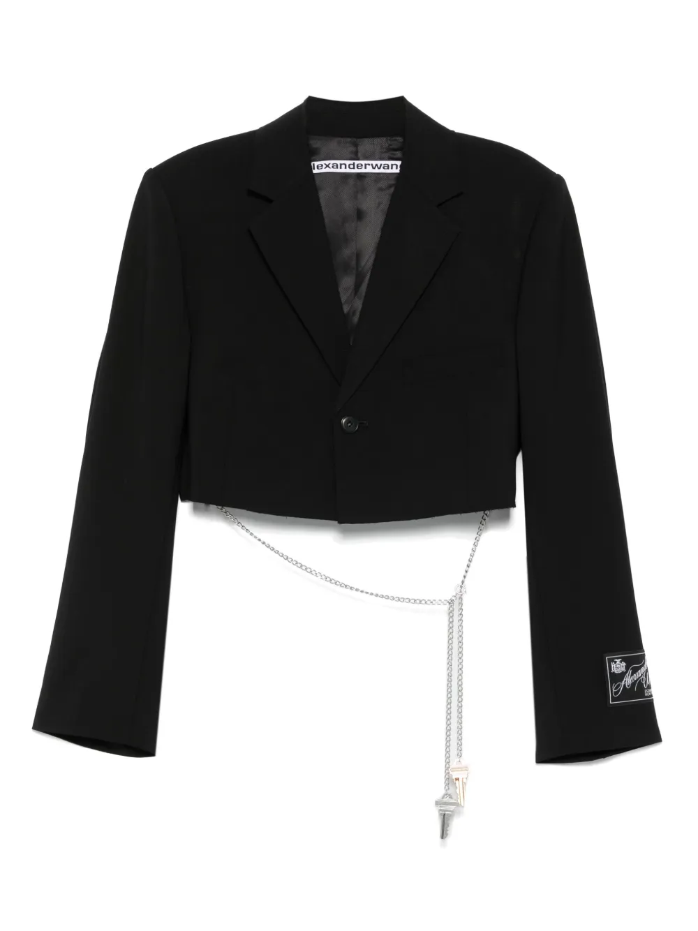 Alexander Wang cropped jacket | Black | Image 1