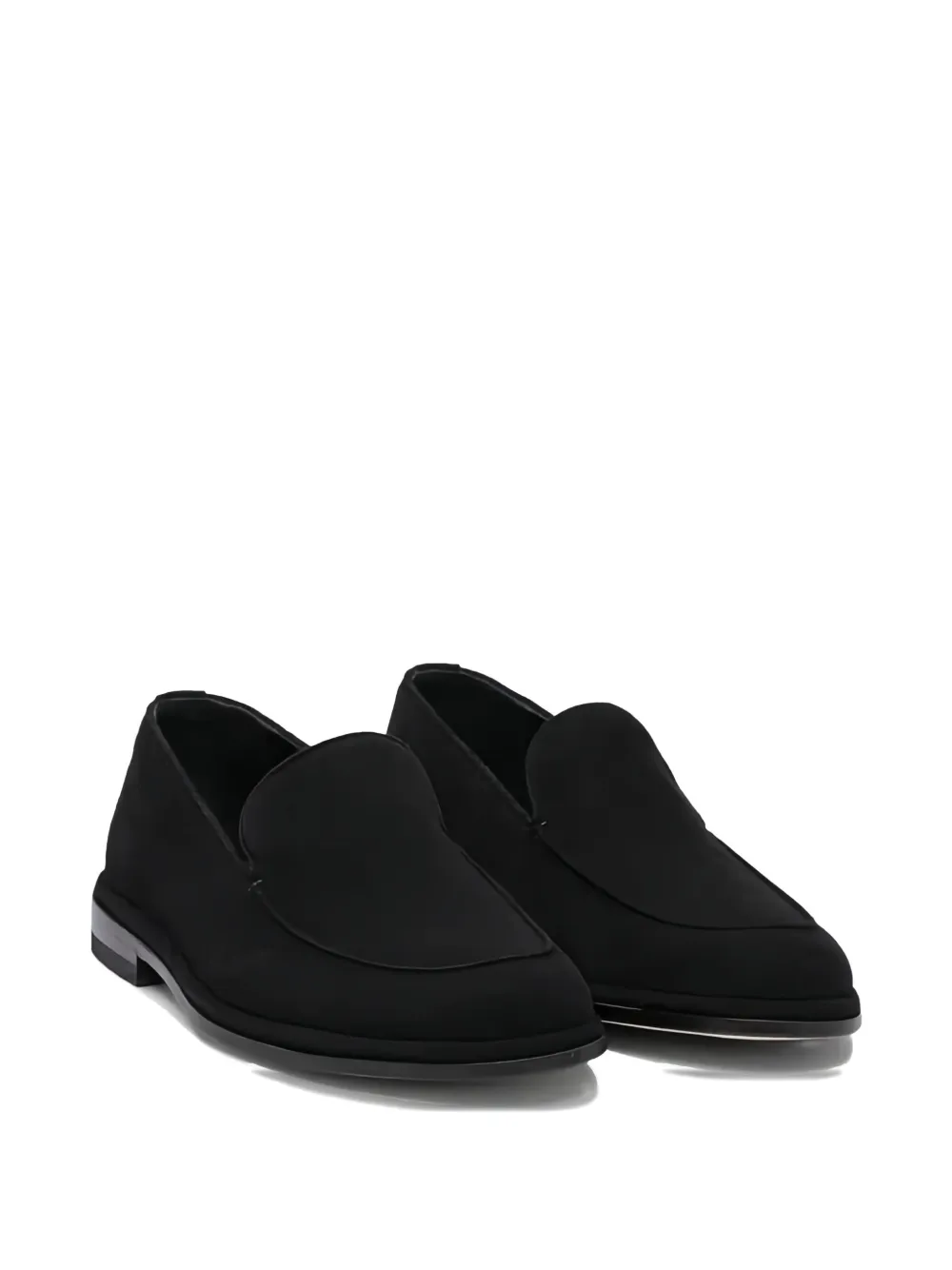 sturlini firenze leather loafers Black