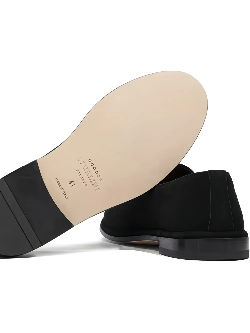 sturlini firenze leather loafers Black