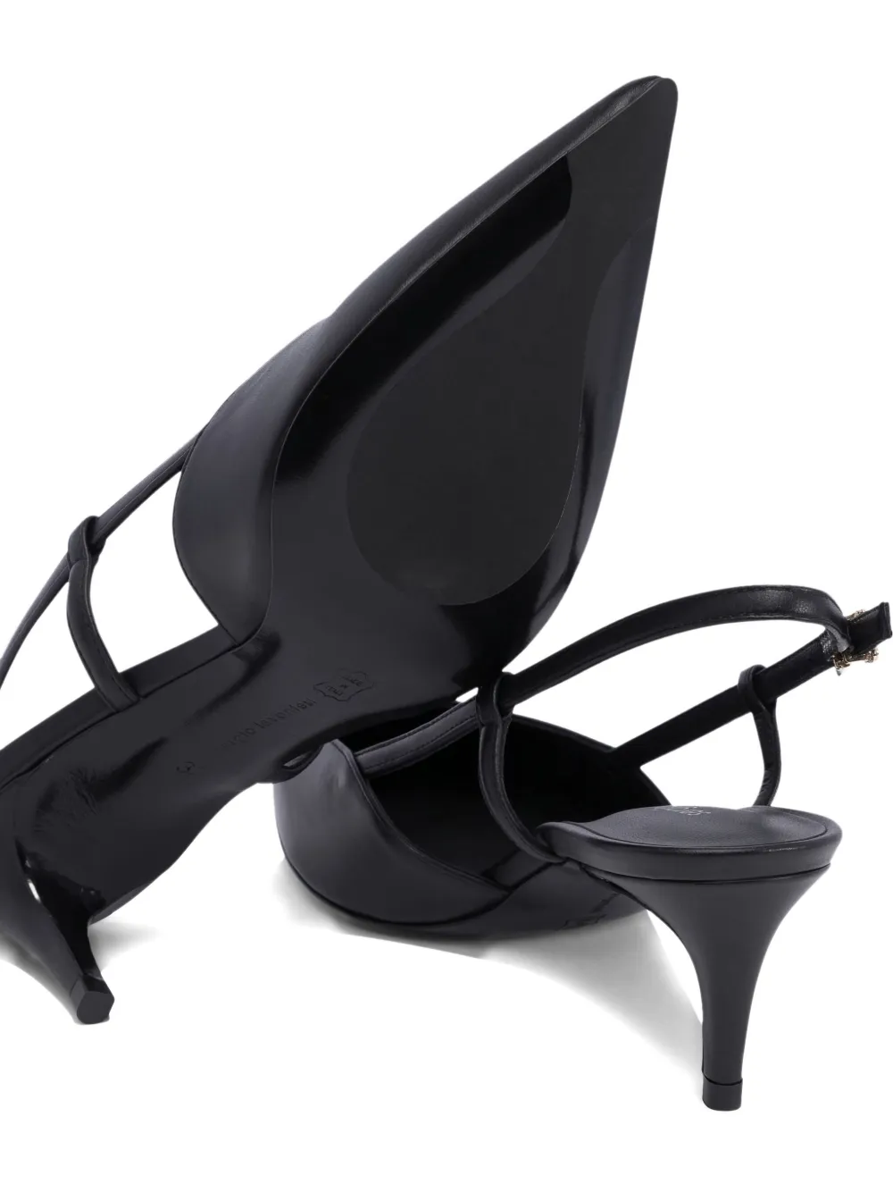 Sergio Levantesi slingback pointed-toe pumps Black